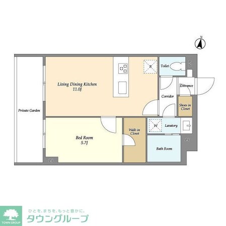 メゾンドオンディーヌの物件間取画像